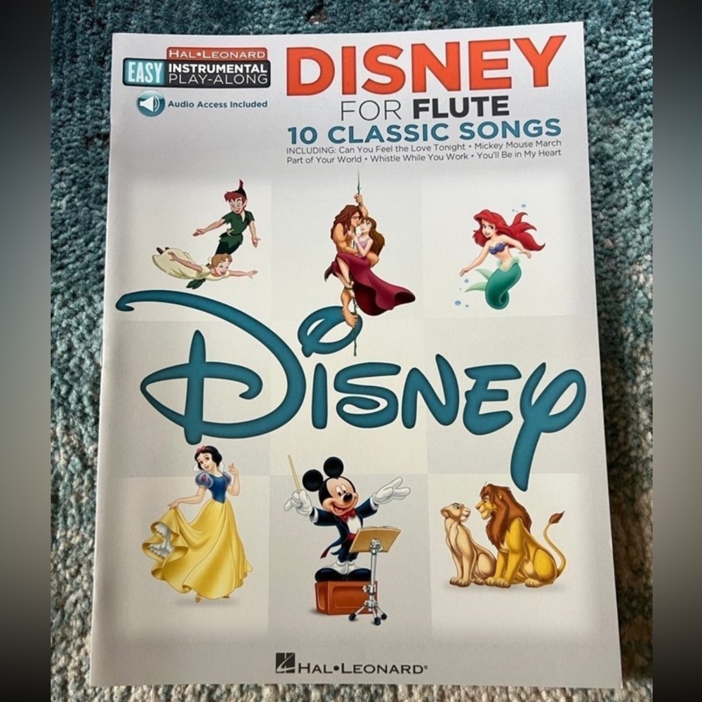 Disney for Flute book - 10 Classic Songs